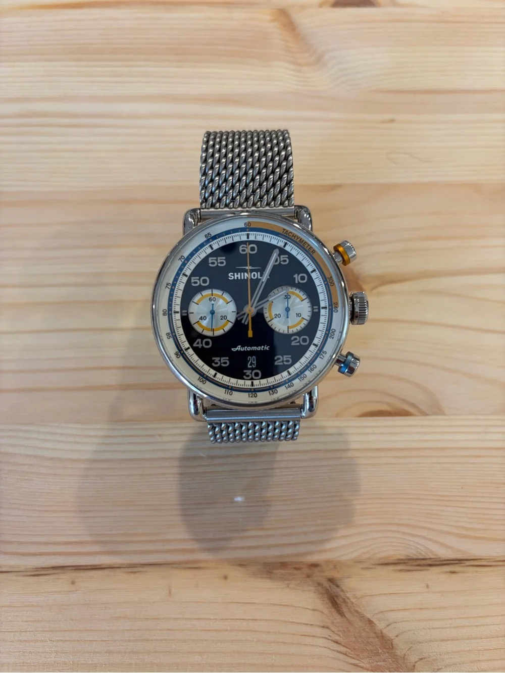 Shinola CANFIELD SPEEDWAY OPEN ROAD AUTOMATIC CHRONOGRAPH
